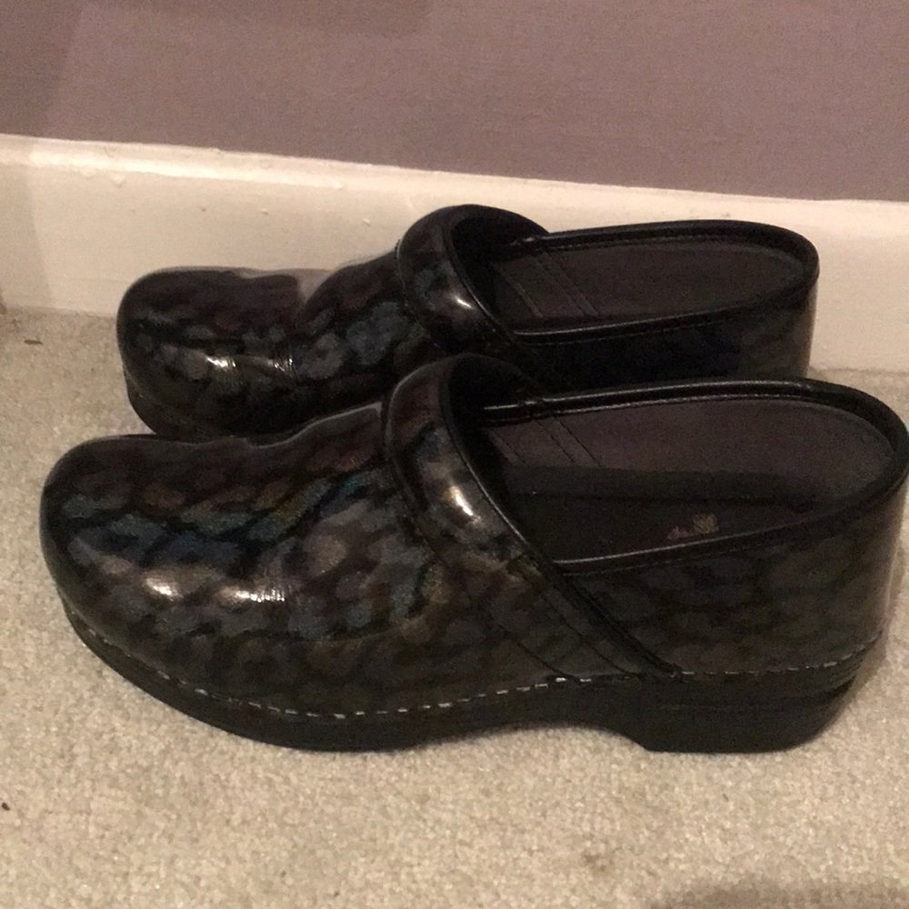 DANSKO clogs, slip-resistant XP; black and grey